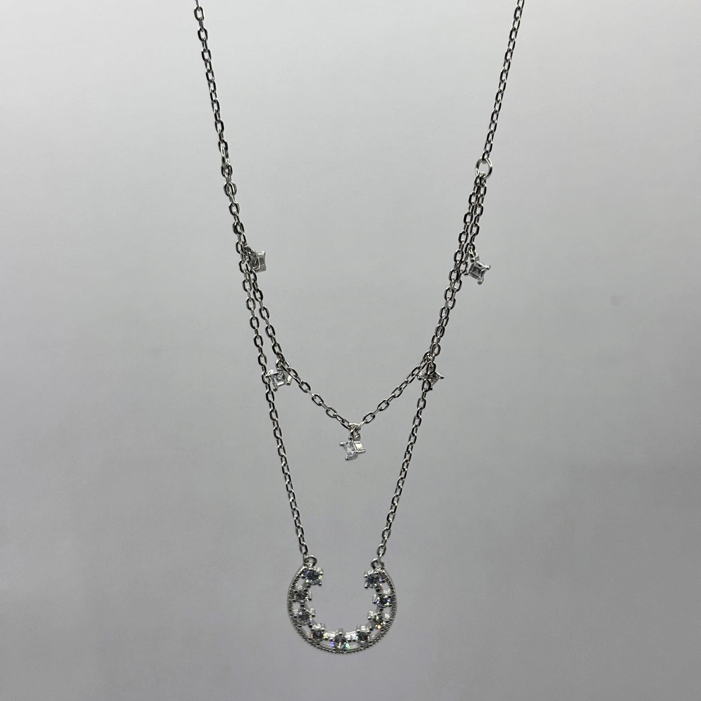 Celestial Breeze 2 Layer Star Necklace